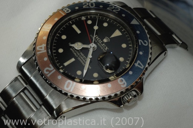 Rolex GMT Master referenza 1675 Cassa con spallette a punta 61