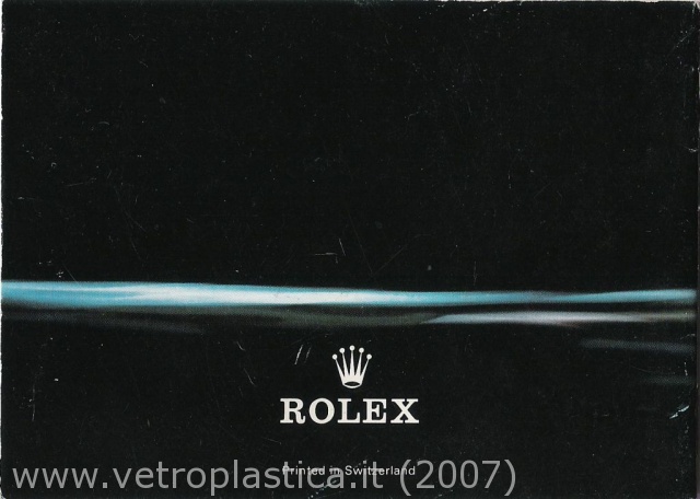 Libretto istruzioni Rolex Submariner 80&#039;s
